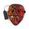 High Quality Rave Mask Decor Cosplay Purge Mask Halloween Horror Led Luminous Mask For Makeup Prom Party Cosplay Costume