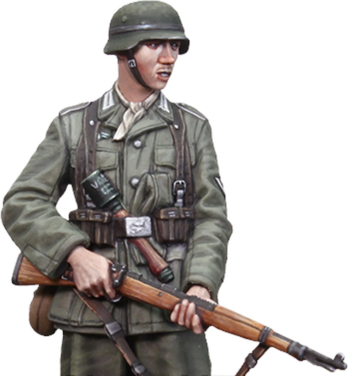 

Alpine Miniatures WWII German Panzergrenadier Soldier with Kar98k Resin Kit AM35331 1/35 (Person)