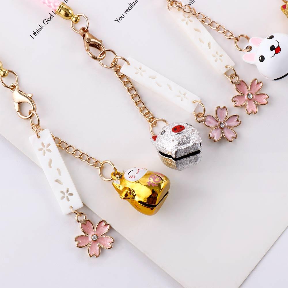 Bunny Mobile Phone Straps Charm Accessory Pig Phone Pendant Key Ring Lanyard Keychain Keys Holder