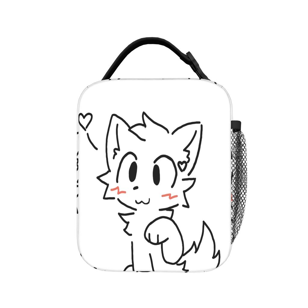 Boykisser Insulated Lunch Bag Leakproof Cat Meal Container Cooler Bag Tote Lunch Box Beach Travel Men Women