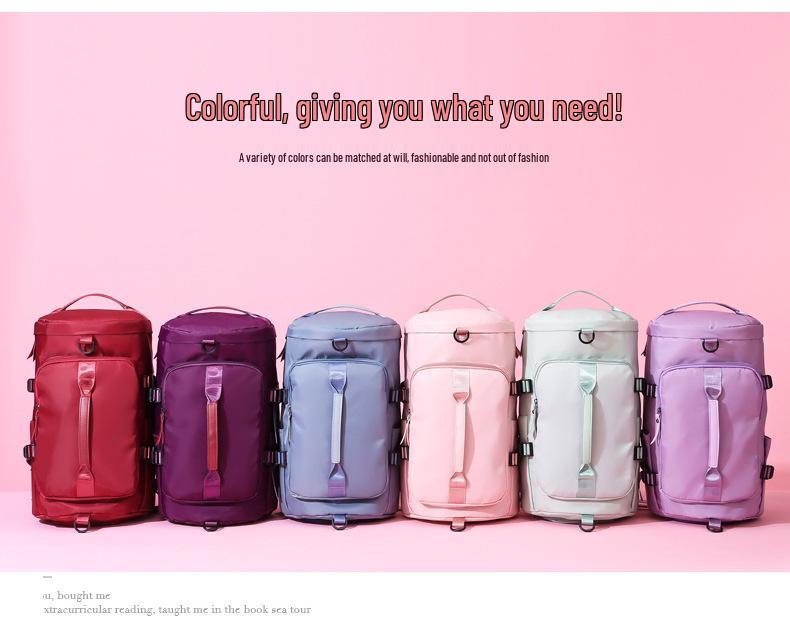 Customizable Large Capacity Travel Bag with Wet/Dry Separation - Ideal for Yoga or Business Trips