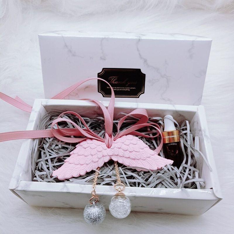 Car Perfume Accessories, Aromatherapy Pendants, Angel Wings Pendants, Water Chime Bells, Flower Shop Aroma Diffuser Stones, Souvenirs