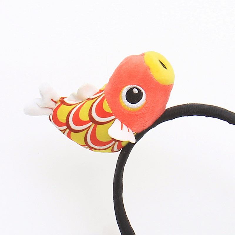 Cute creative red carp doll headband headband cartoon adult performance headgear