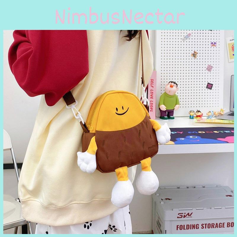 Cute Children Backpack With Cartoon Potato Pattern For Kindergarten And School Use