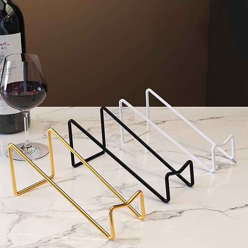 1 Pack Wine Bottle Rack Countertop Wine Bottle Display Rack Wine Storage Rack Simple Home Counter Decoration