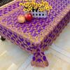PVC Table Cloth Waterproof Oil-proof Tablecloth Non-washing Tea Table Cloth Hot Gold Household Table Cloth Accessories Home