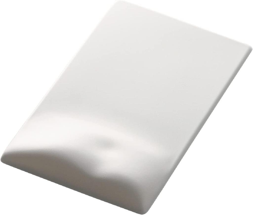 Elecom FITTIO Gel Mouse Pad with Wrist Rest, High White, MP-116WH