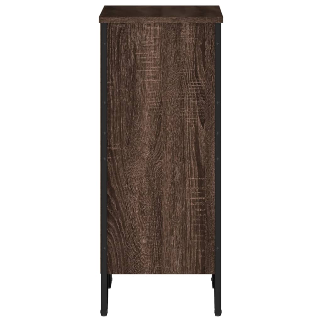 Bookshelf Brown Oak Effect 50 x 31 x 74.5 cm Engineered Wood
