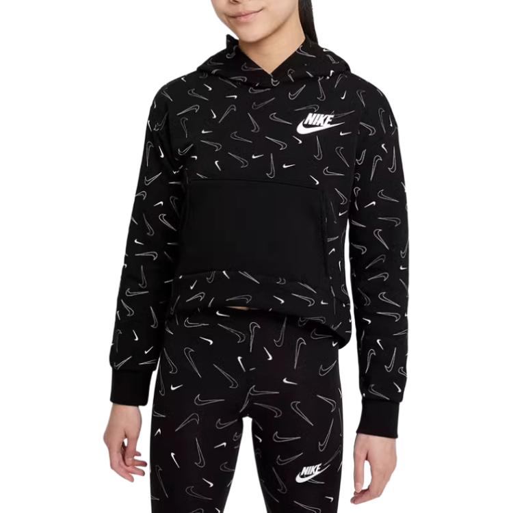 Nike Sweatshirt Black Teenagers DD7377-010