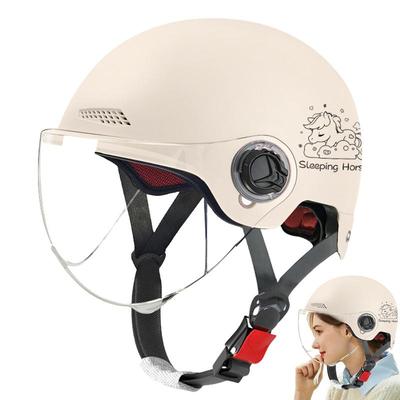 Motorcycle Helmet For Men Women Classic Retro Scooter Half Helmet Ultralight Cycling Helmet MTB Bike Bicycle Motorcycle Helmet