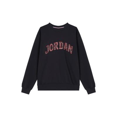 Essentials Pletený Spájaný Nápis Flísový Športový Sveter s Dlhým Rukávom Pánska Mikina Čierna FV7461-010