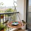 Iron Hanging Bird Feeder Creative Garden Decoration Outdoor Courtyard Balcony Bird Feeder Ornament