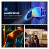 NEEWER RGB61 Magnetic Video Light, 360° Full-Color LED Camera Light, 800 Lux/0.5m, CRI97+ High Color Rendering, 2500K-8500K Dimmable, 20 Scene Modes,