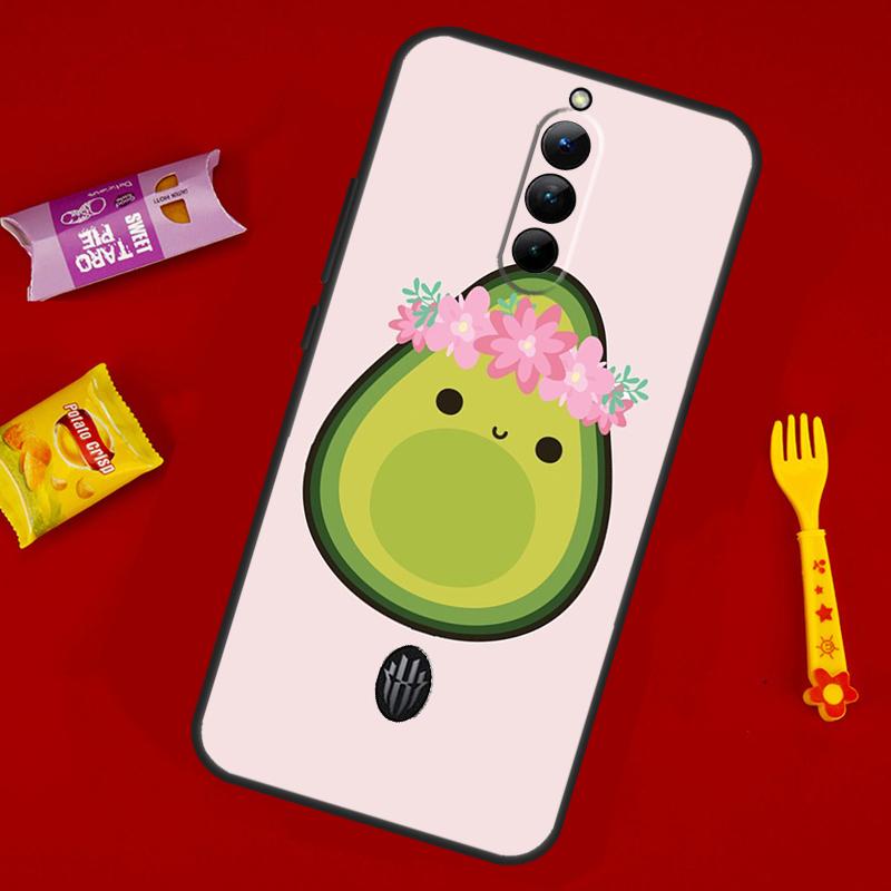 Cute Avocado Fruits Case For ZTE Nubia Red Magic 10 Air 6 6S 7S For Red Magic 11 10 9 8 8S 9S 10S Pro Plus Cover