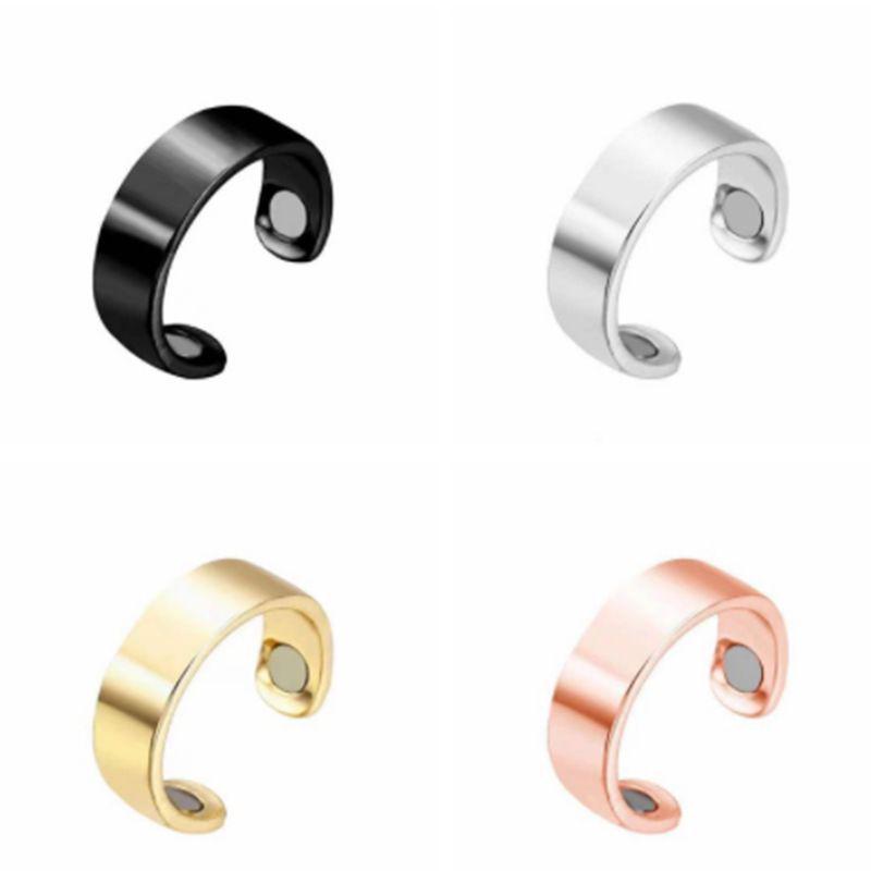 

Магнитное черное модное кольцо Starland Wish для здоровья мужчин и женщин Rose Gold