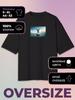 T-shirt Imprimé Oversize Surf Miami Club - Surf