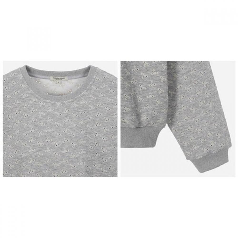 Thursday Island Allover Embroidery Pattern Sweatshirt T262mst136w