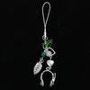 X6HE Bear Wing Headphone Charm Pendant Chain Phone Straps Pocket Keychain Strap