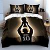 Silhouette holding a trophy. Bedding sets Duvet cover sets Duvet covers Pillowcases(1 * Duvet Cover 2 * Pillowcases, without duvet insert)