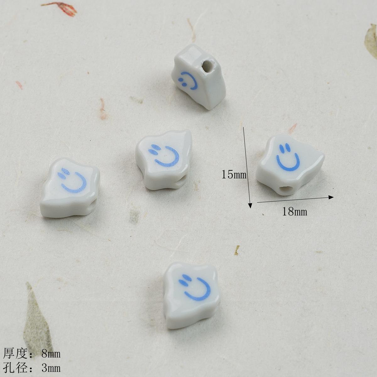 Цзиндэчжэнь высокотемпературные керамические бусины-совы смешанные бусины бусины россыпью материал для изготовления браслетов DIY керамические бусины