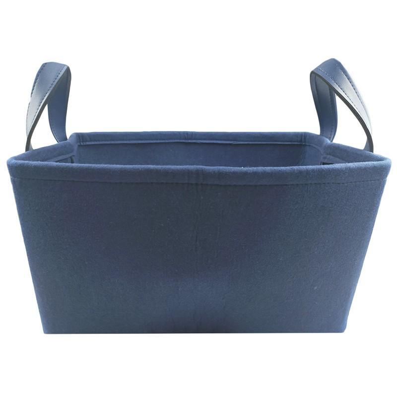 Cestas de Almacenamiento de Fieltro de Lana de Alta Calidad Cesta Plegable para Juguetes y Ropa Sucia Soporte para Juguetes Sucios Bolsa de Almacenamiento
