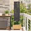 Garden Privacy Screen Black 32 X 140 Cm