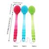 1Pc Long Handle Bath Brush Soft Hair Bath Brush Back Ball Brush Bathroom Body Brushes Mud Back Scrubber Shower Massage Brushes