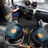 Car Fan Double Head USB Fan for Car with Powerful Cooling 360 Rotation 3Wind Speed Desk Fan for SUV Truck Home