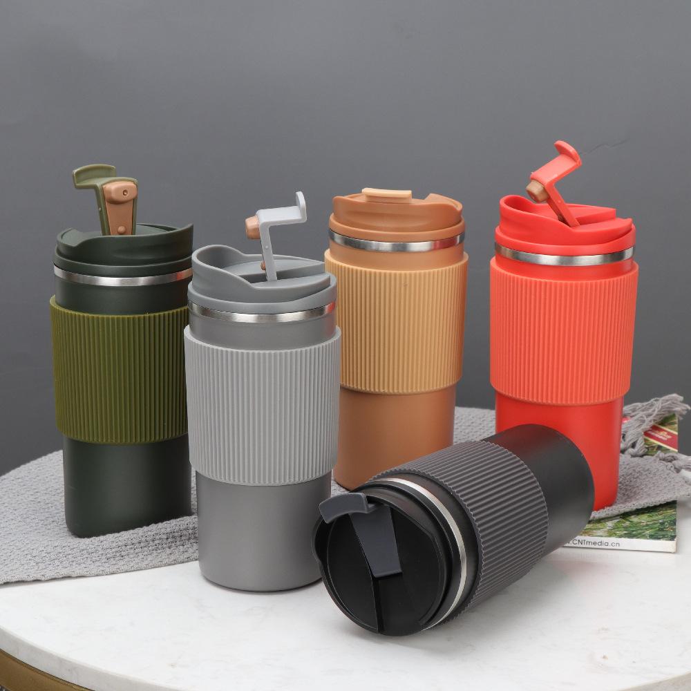 New Business Silicone Straight Drink Coffee Cup Southeast Asia Fashion Leisure Car Outdoor Water Cup