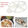 1pc Cake Slicer & Server - Round, Even Cake Cutter with 6/8 Triangular Blades for Cheesecake Desserts Baking Essentials