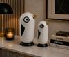 Ceramic Penguin Piggy Bank with a Golden Beak 13X12X23.5