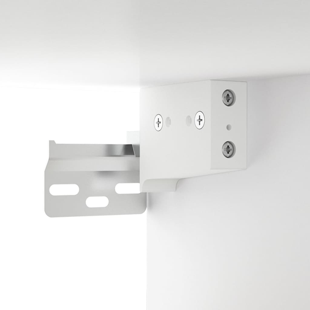 Vidaxl Bathroom Cabinet with Mirror, White, 64X20X67 Cm