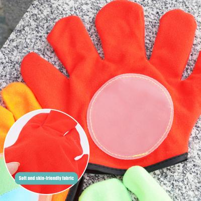 Yousheng 1 Set Children Throwing Ball Suction Cup Toy Sticky Gloves Catch Ball Play Sports Games Indoor Outdoor Ball Toy Set Boys Girls Gift