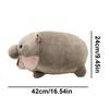Moo Deng Hippo Plush Soft Baby Hippopotamus Stuffed Animal Pillow Cartoon Hippopotamus Pillow for Kids/Adults