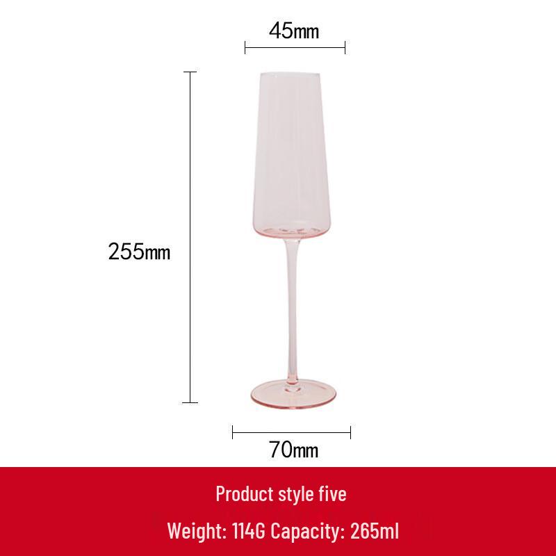 

Shangqi Pink High-Stem Plastic Wine and Champagne Glass