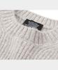 LETTERCOMO Heavy Rush Wool Round Knit Beige