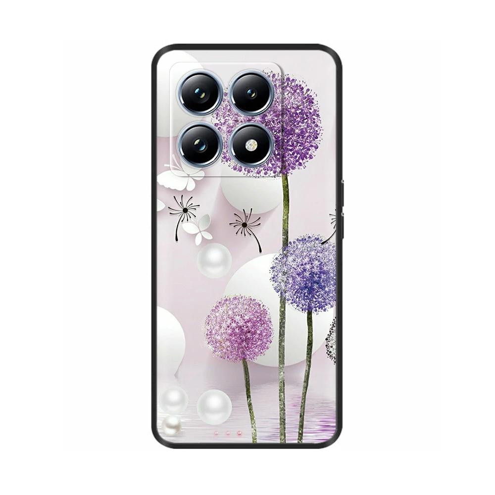 For Xiaomi Mi 14T Pro Case Soft Liquid Silicone Protection Back Cover for Xiaomi 14T Pro Mi14T 5G Cases Painted Cartoon Fundas