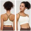 Lai Shu Hui Women's Seamless Padded Sports Bra Yoga Vest