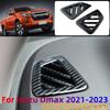 2Pcs Dashboard Air Vent Cover for ISUZU DMAX D-MAX 2026 2026 2026 AC Outlet Trim Carbon Fiber Sticker Interior Accessories
