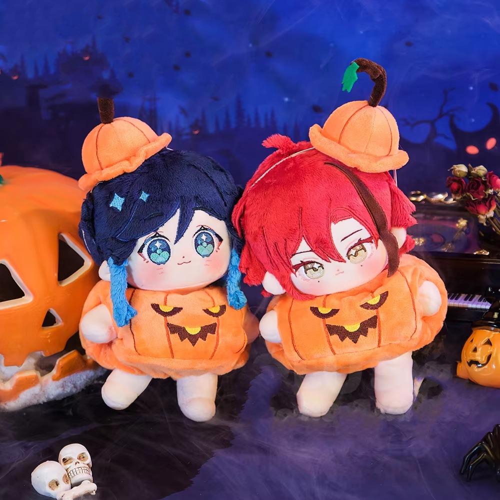 

Orange Cotton Doll Pumpkin Clothes Set Dress Up Plush Dolls Clothes Children s Gift style 1