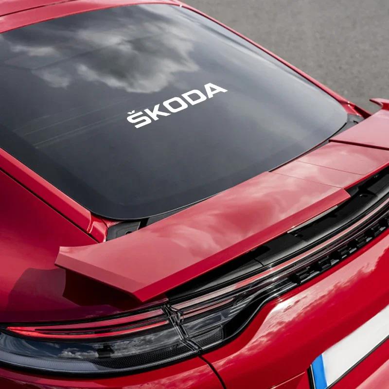 HLLQ9 New Design Car Stickers Creative Vinyl Car Sticker Reflective Decals For Skoda Octavia 3 Kodiaq Fabia Rapid Superb 2 Kamiq Karoq