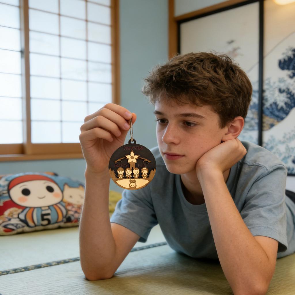 2D Wooden Hanging Ornaments, Perfect As Gifts For Friends And Family.