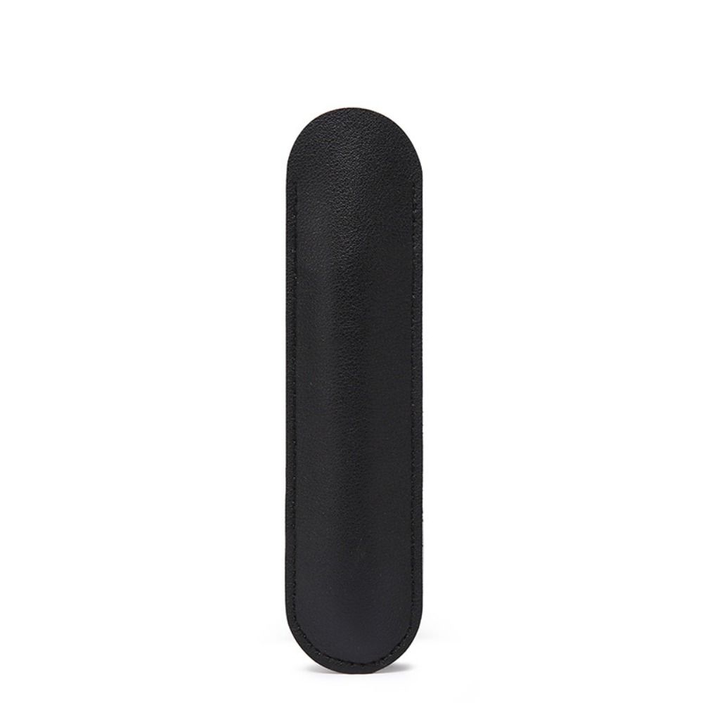 Half Open Leather Pen Bag Handmade Pen Sleeve Pouch Pen Protective Bag  Scrapbook Crafts