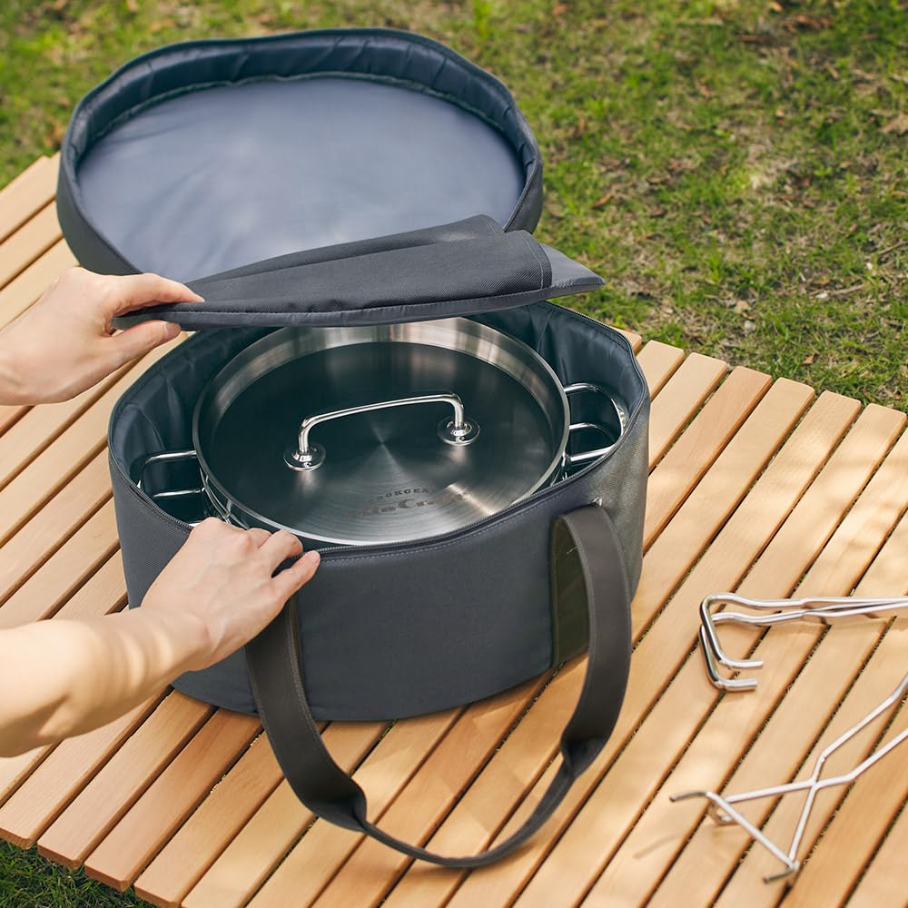 Panela de Ferro Fundido Vita Craft de Aço Inoxidável com Bolsa de 10 polegadas