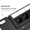 Qishao Cat5e 24-Port Tool-Less Rackmount Patch Panel