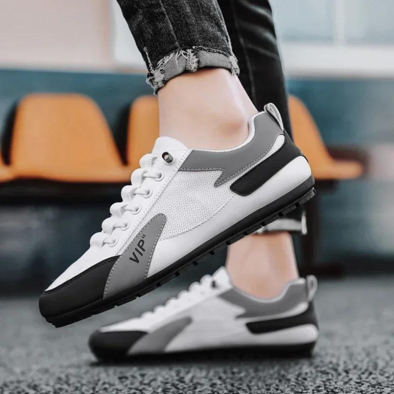 2024 Luxe Mesh Sport Men's Sneakers Breathable Tenis Para Hombre Shoes Fashion Casual Shoe Summer Student Shoes