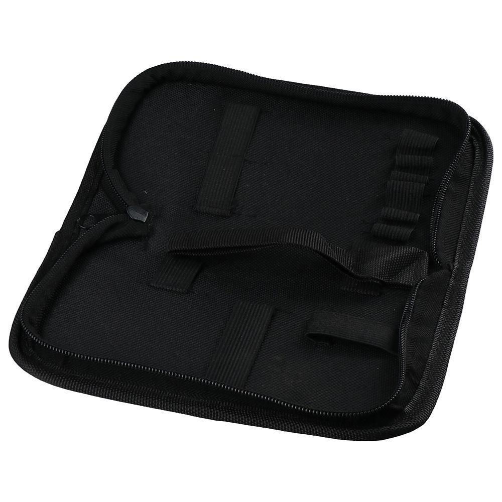 Small Zipper Tool Pouch Multi-purpose Hand Tool Pouch Portable Screwdriver Bag Practical Tools Organizer Black Storage Bag