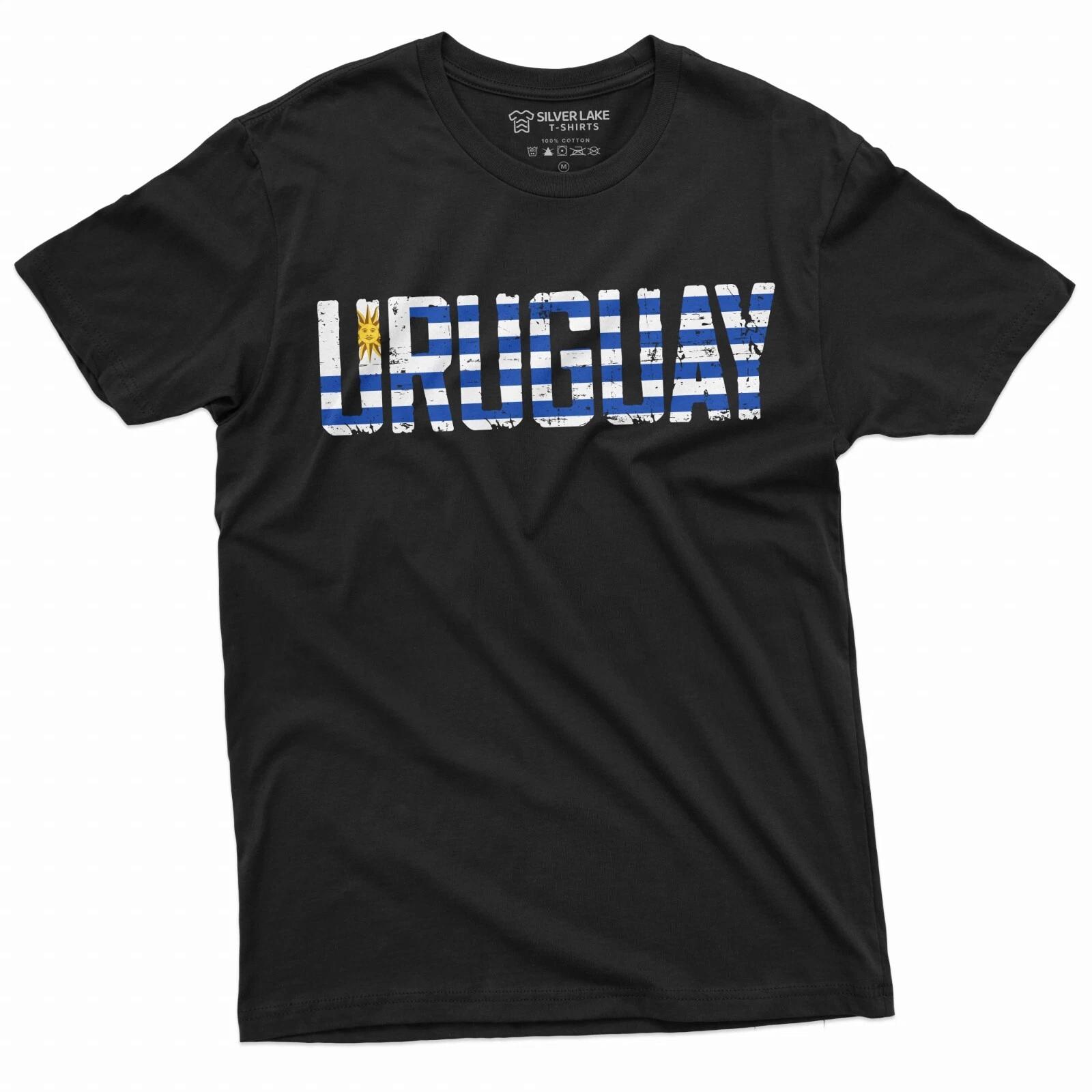 Uruguay T-shirt Nation Patriotic Oriental del Uruguay T-shirt Flag Soccer shirt S