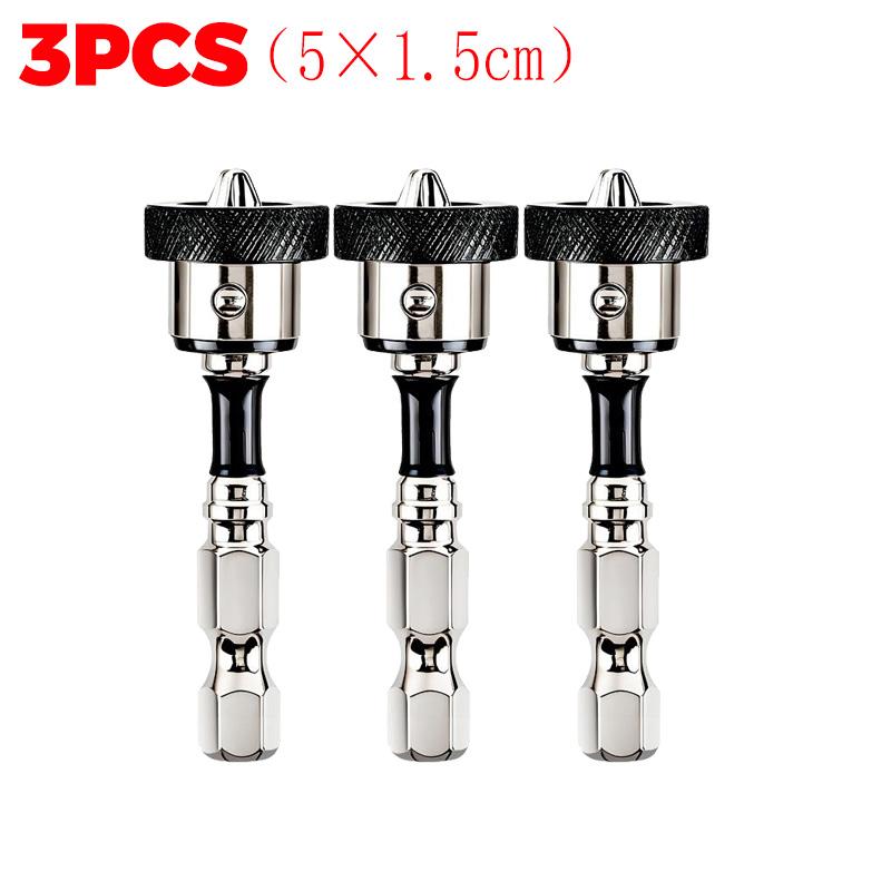 1/10x Magnetic Positioning Screwdriver Bits Detachable Drywall Screw Bits Screwdriver Magnet Collar Hex Shank Drywall Screw Tool