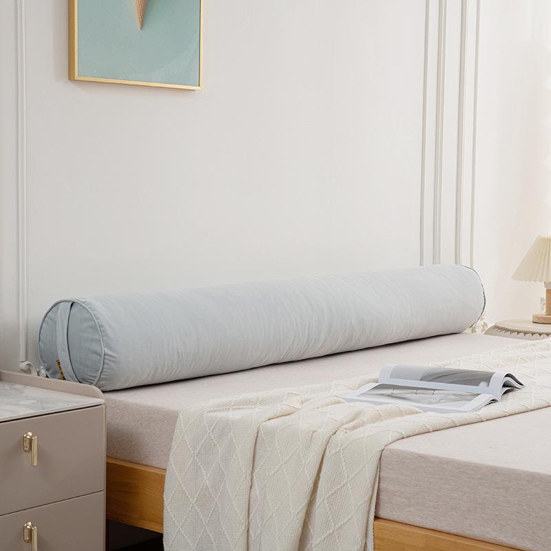 100/120cm Long Cylindrical Pillow with Handle for Neck Back Leg Support Removable Washable Pregnant Women Use Bedroom Pillow